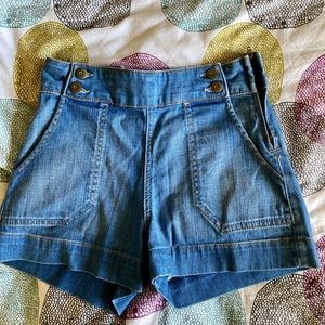 Denim shorts
